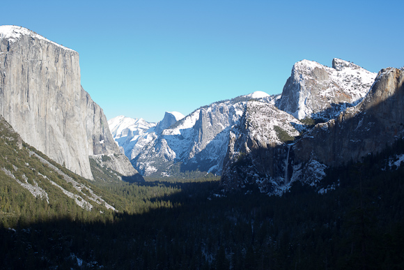 Yosemite from Tunnel View - January 2011