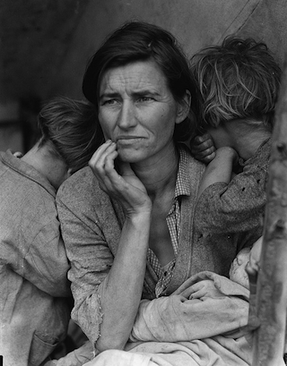 Migrant Mother Dorothea Lange 1936 320px